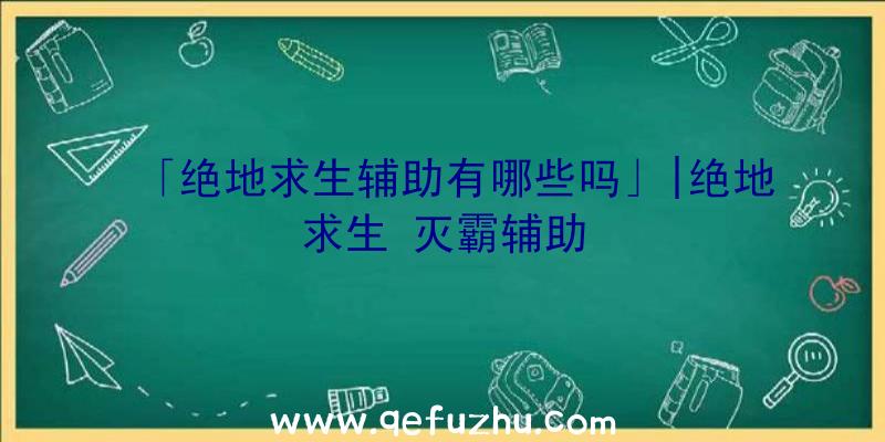 「绝地求生辅助有哪些吗」|绝地求生